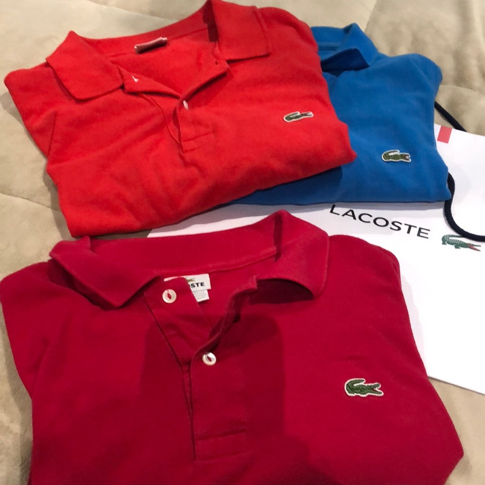 Lacoste polo shirts